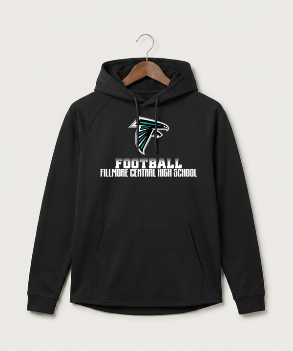 Fillmore Central High School Football (Boys) - Black Hoodie - Full Front