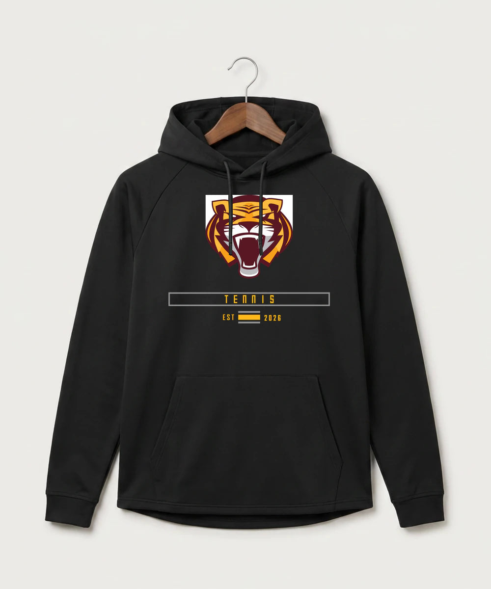 Stewartville High School Tennis (Coed) - Black Hoodie - Full Front