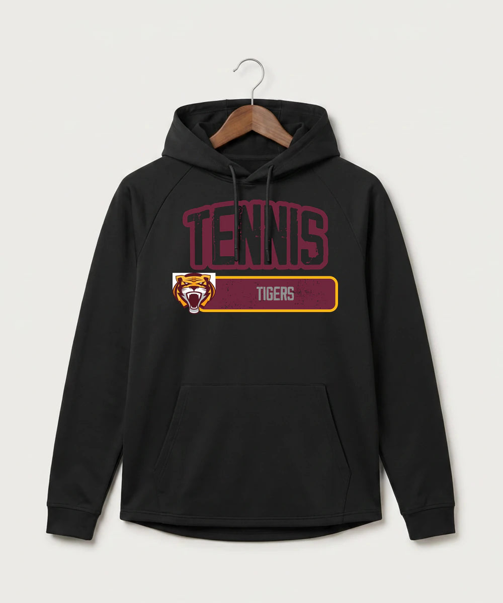 Stewartville High School Tennis (Coed) - Black Hoodie - Full Front