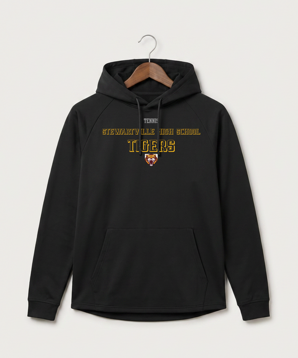 Stewartville High School Tennis (Coed) - Black Hoodie - Full Front