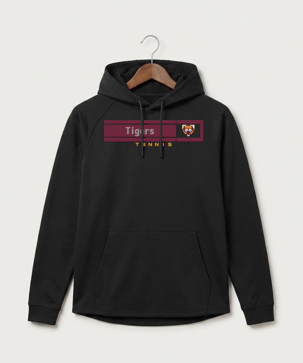 Stewartville High School Tennis (Coed) - Black Hoodie - Full Front