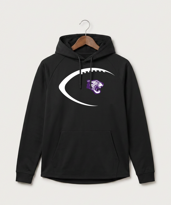 Granada-Huntley-East Chain/Truman Football (Boys) - Black Hoodie - Full Front