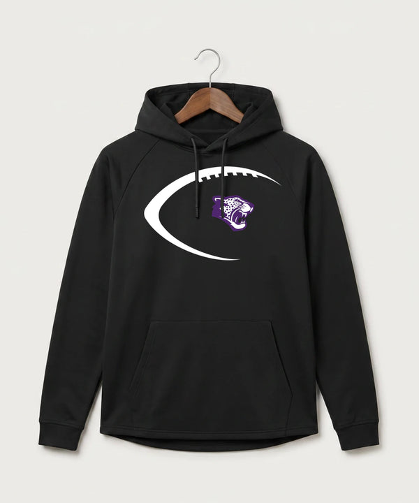 Granada-Huntley-East Chain/Truman Football (Boys) - Black Hoodie - Full Front
