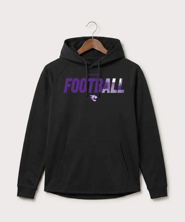 Granada-Huntley-East Chain/Truman Football (Boys) - Black Hoodie - Full Front