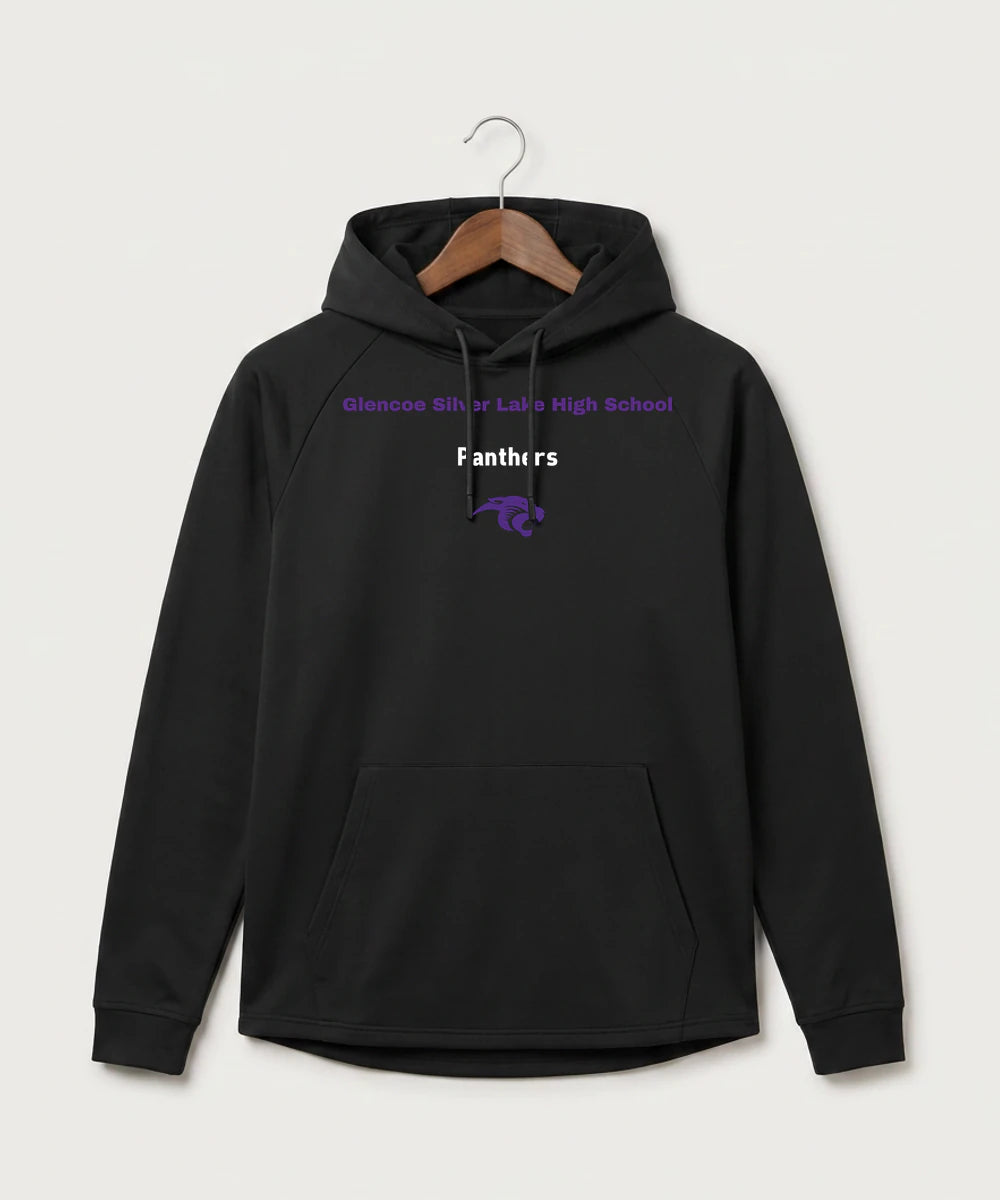 Glencoe Silver Lake High School Athletics - Black Hoodie - Full Front