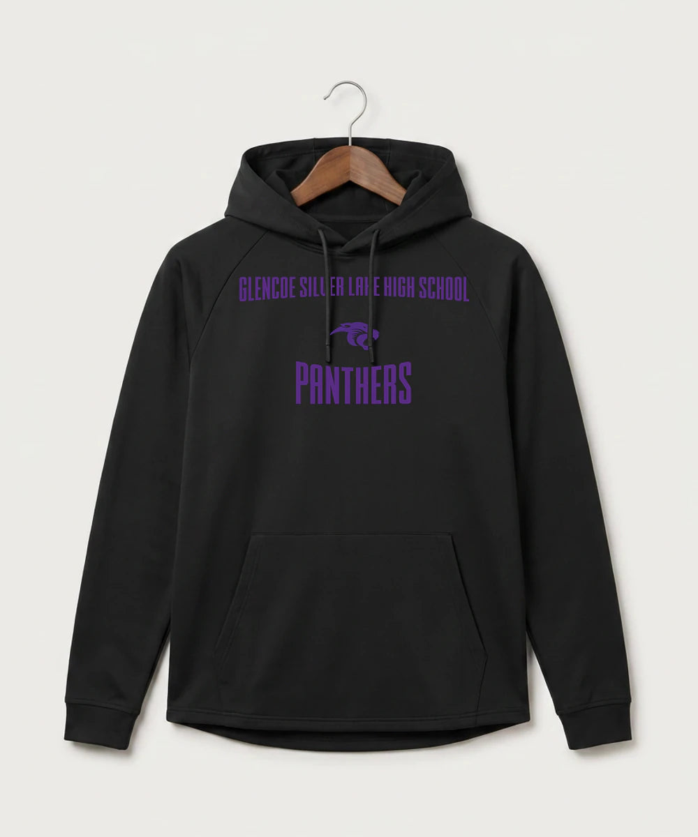 Glencoe Silver Lake High School Athletics - Black Hoodie - Full Front