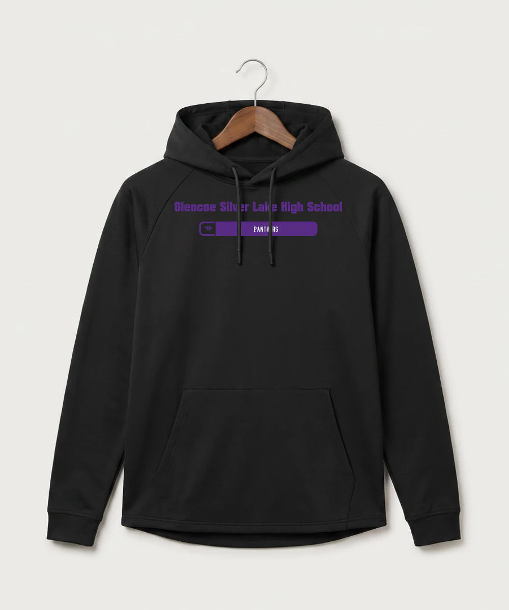 Glencoe Silver Lake High School Athletics - Black Hoodie - Full Front