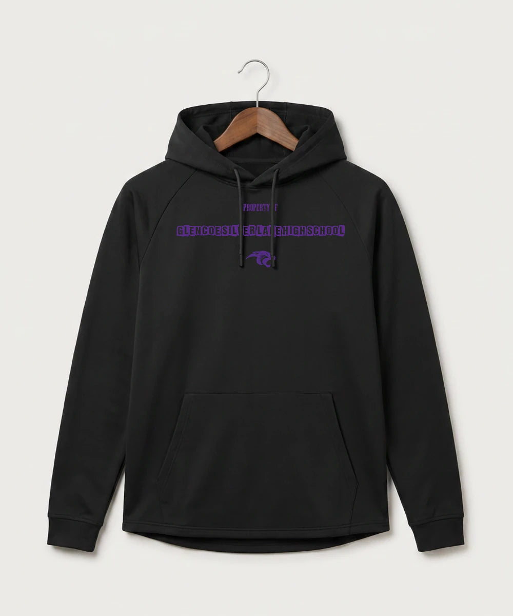 Glencoe Silver Lake High School Athletics - Black Hoodie - Full Front
