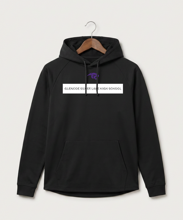 Glencoe Silver Lake High School Athletics - Black Hoodie - Full Front