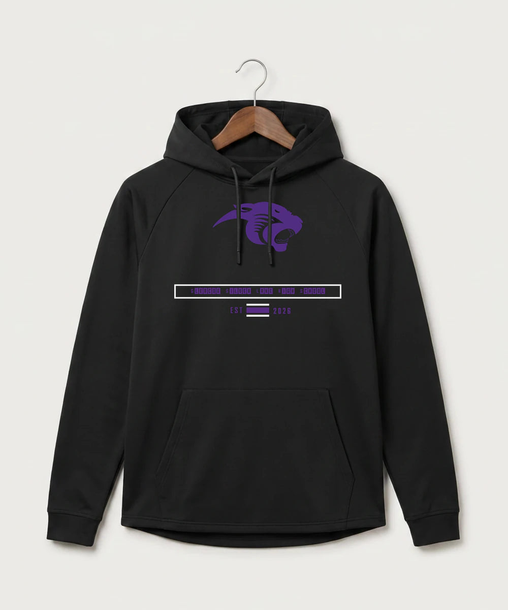 Glencoe Silver Lake High School Athletics - Black Hoodie - Full Front
