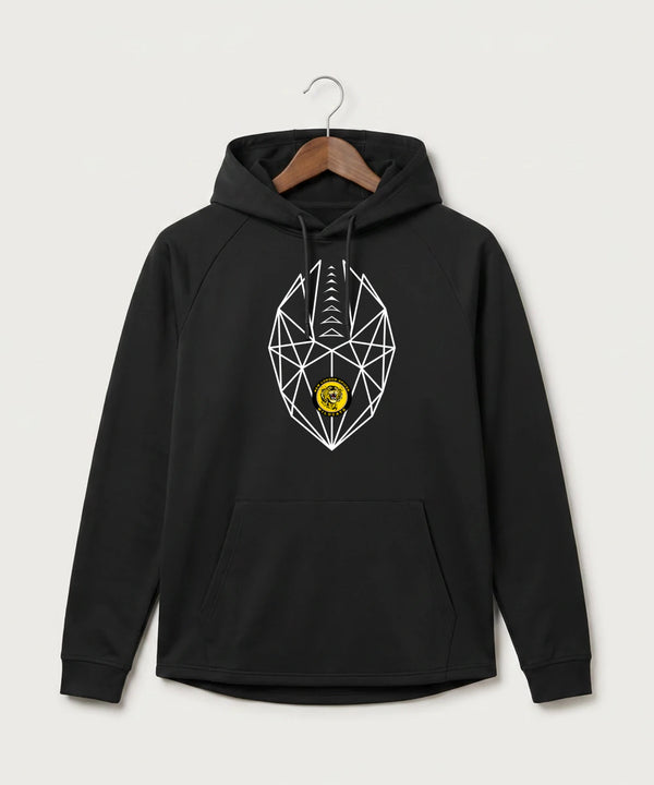 New London Spicer High School Football (Boys) - Black Hoodie - Full Front