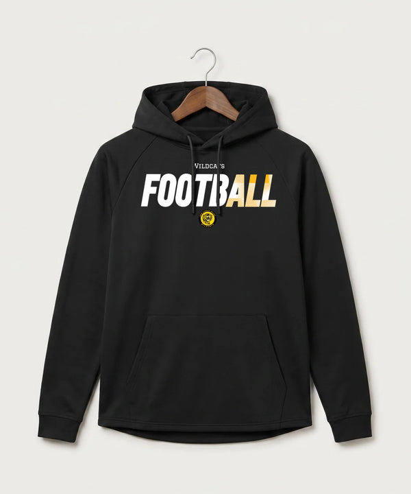 New London Spicer High School Football (Boys) - Black Hoodie - Full Front