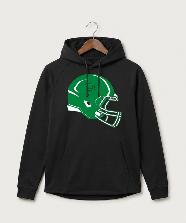 Pipestone Area High School Football (Boys) - Black Hoodie - Full Front