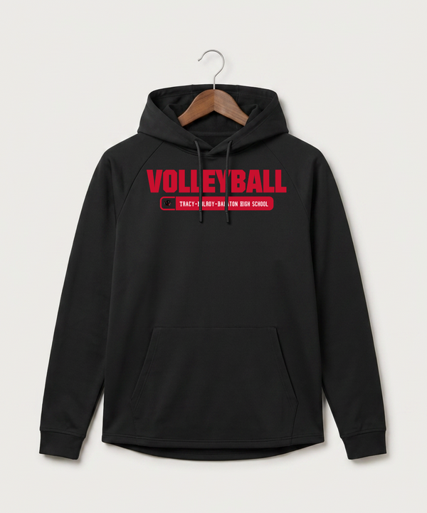 Tracy-Milroy-Balaton High School Volleyball (Girls) - Black Hoodie - Full Front