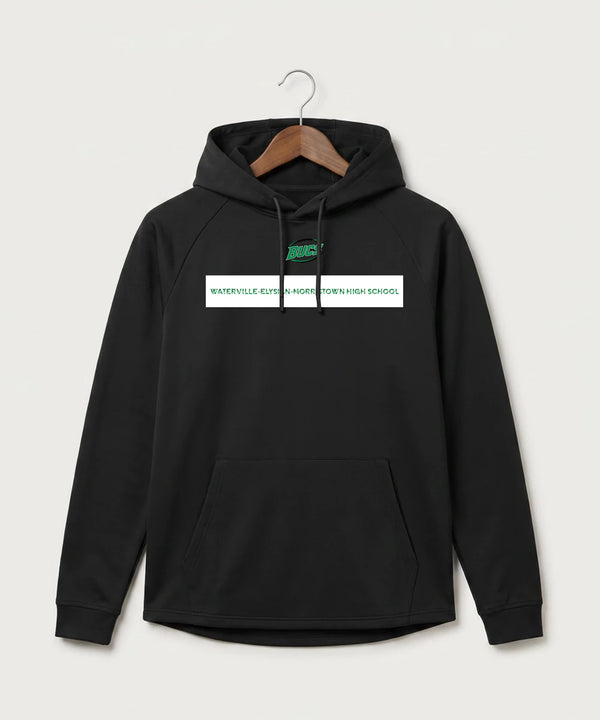 Waterville-Elysian-Morristown High School Football (Boys) - Black Hoodie - Full Front