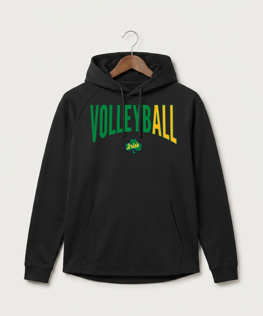 Rosemount High School Volleyball (Girls) - Black Hoodie - Full Front