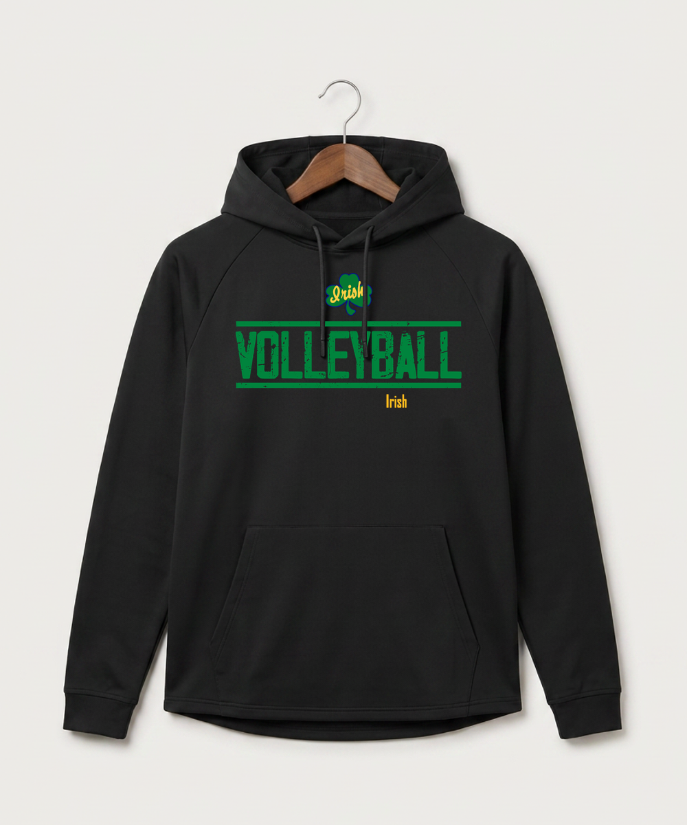 Rosemount High School Volleyball (Girls) - Black Hoodie - Full Front