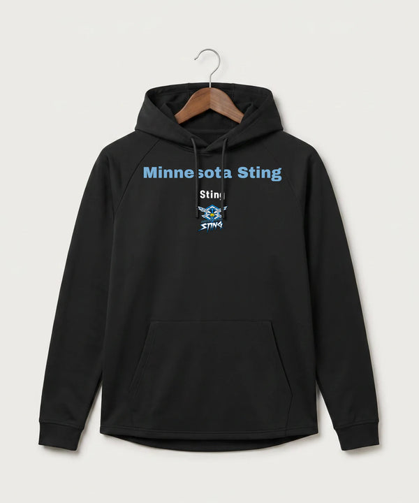 Minnesota Sting Athletics - Black Hoodie - Full Front