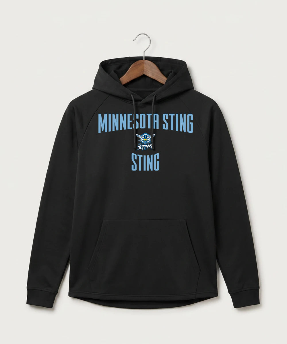 Minnesota Sting Athletics - Black Hoodie - Full Front