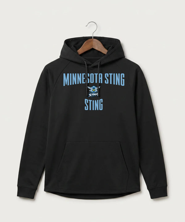 Minnesota Sting Athletics - Black Hoodie - Full Front
