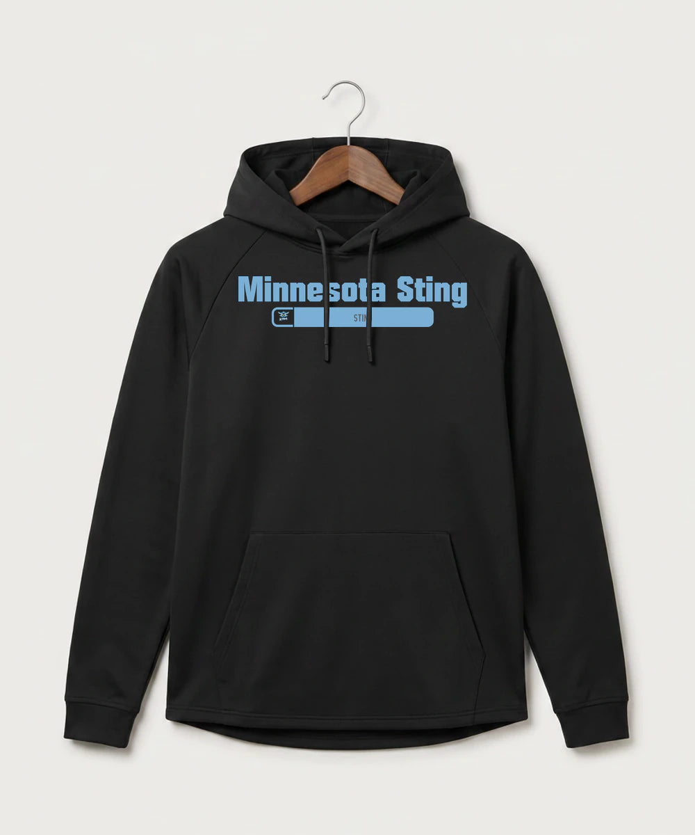 Minnesota Sting Athletics - Black Hoodie - Full Front