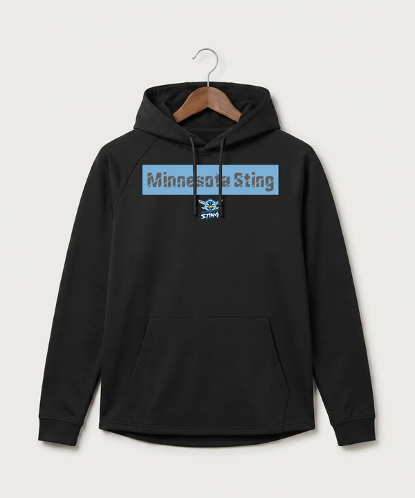 Minnesota Sting Athletics - Black Hoodie - Full Front