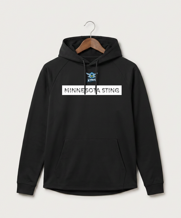 Minnesota Sting Athletics - Black Hoodie - Full Front