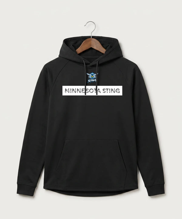 Minnesota Sting Athletics - Black Hoodie - Full Front