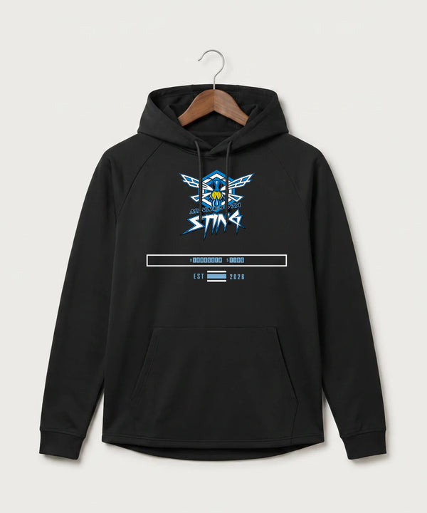 Minnesota Sting Athletics - Black Hoodie - Full Front