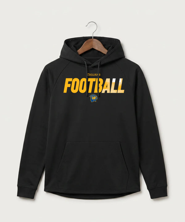 Wayzata High School Football (Boys) - Black Hoodie - Full Front