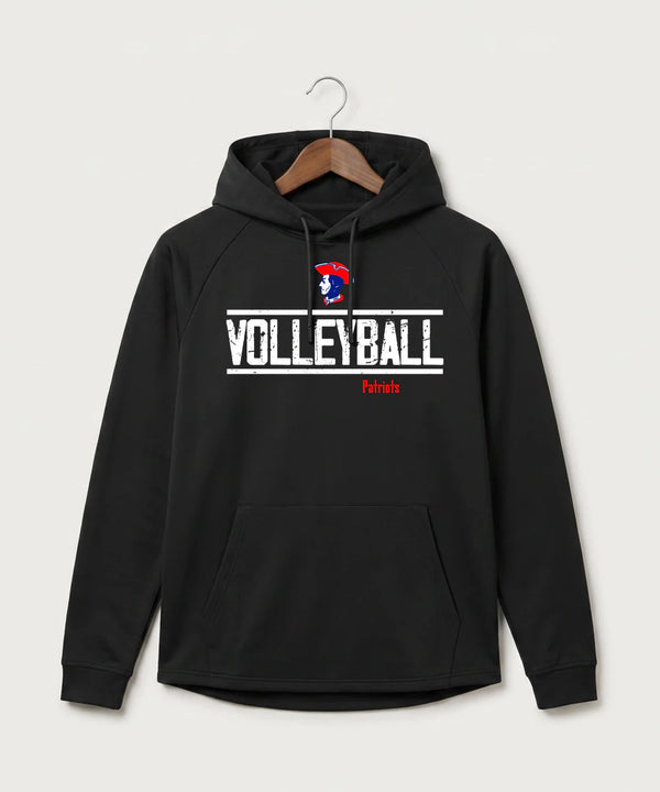 Hills-Beaver Creek High School Volleyball (Girls) - Black Hoodie - Full Front