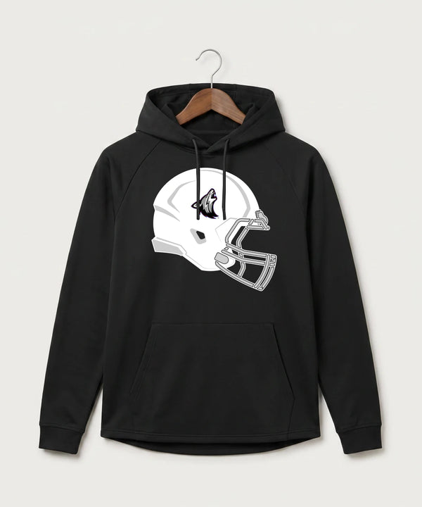 Heron Lake-Okabena High School Football (Boys) - Black Hoodie - Full Front