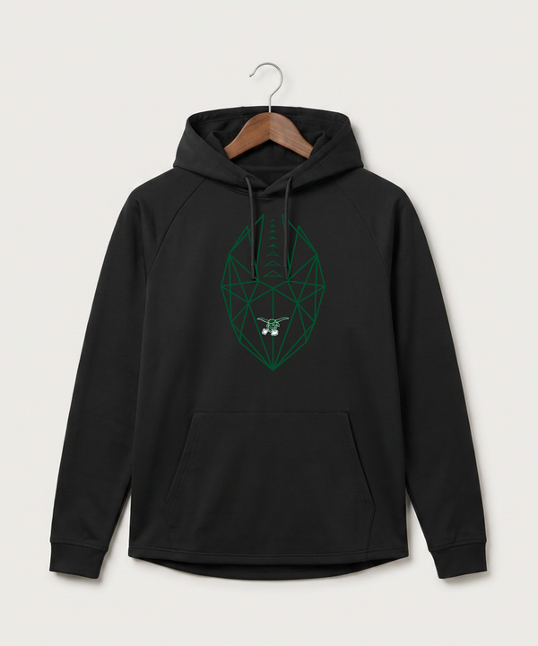West Fargo High School Football (Boys) - Black Hoodie - Full Front