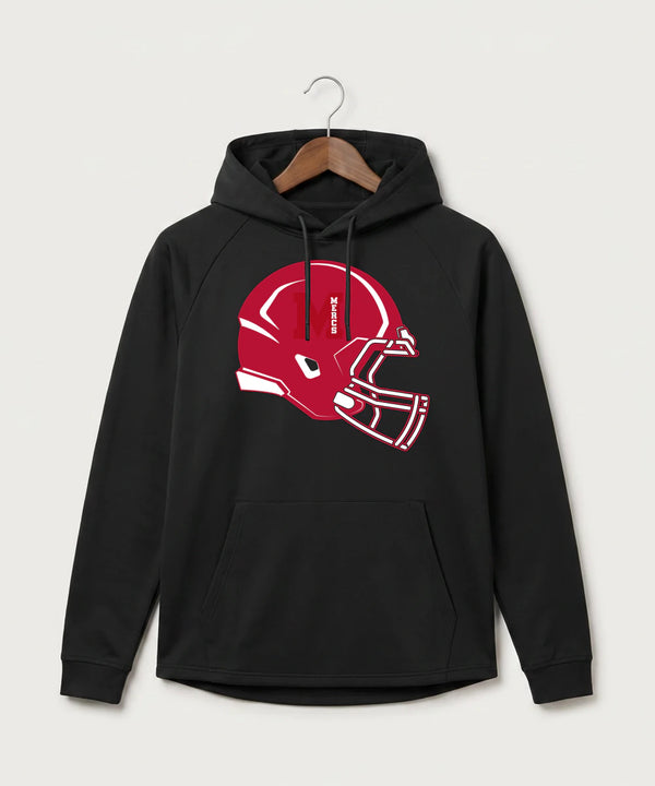 Mcgregor High School Football (Boys) - Black Hoodie - Full Front