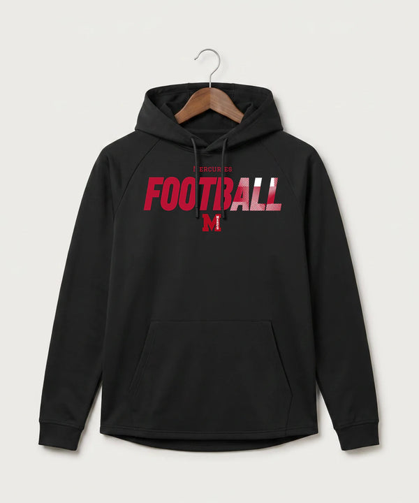 Mcgregor High School Football (Boys) - Black Hoodie - Full Front