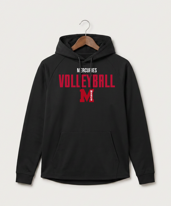 Mcgregor High School Volleyball (Girls) - Black Hoodie - Full Front