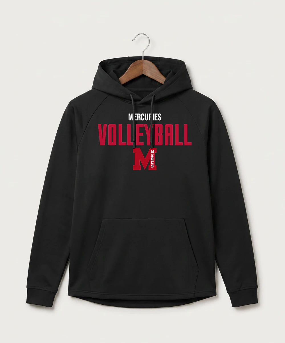 Mcgregor High School Volleyball (Girls) - Black Hoodie - Full Front