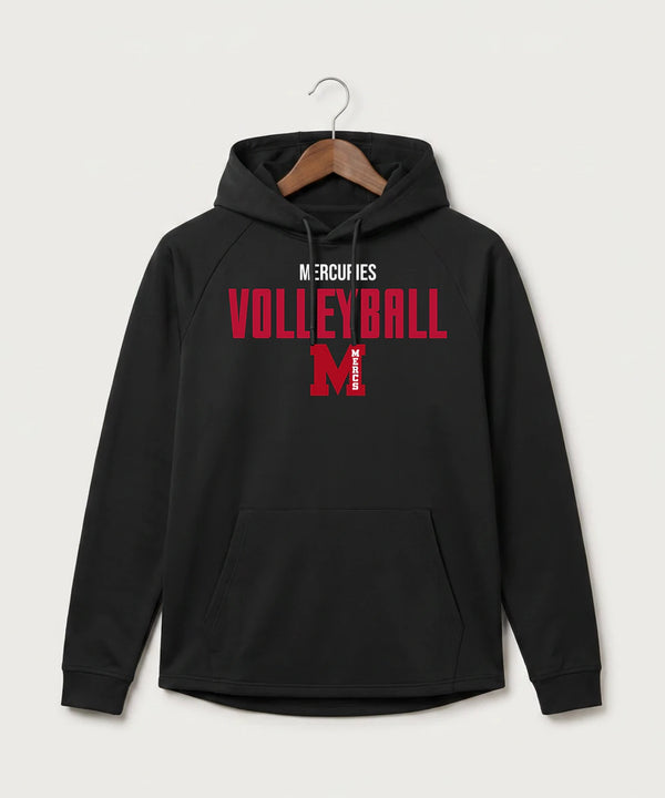Mcgregor High School Volleyball (Girls) - Black Hoodie - Full Front