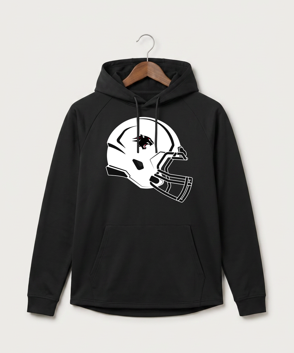 Nrheg Panthers High School Football (Boys) - Black Hoodie - Full Front