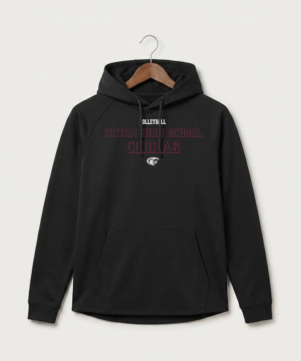 Triton High School Volleyball (Girls) - Black Hoodie - Full Front