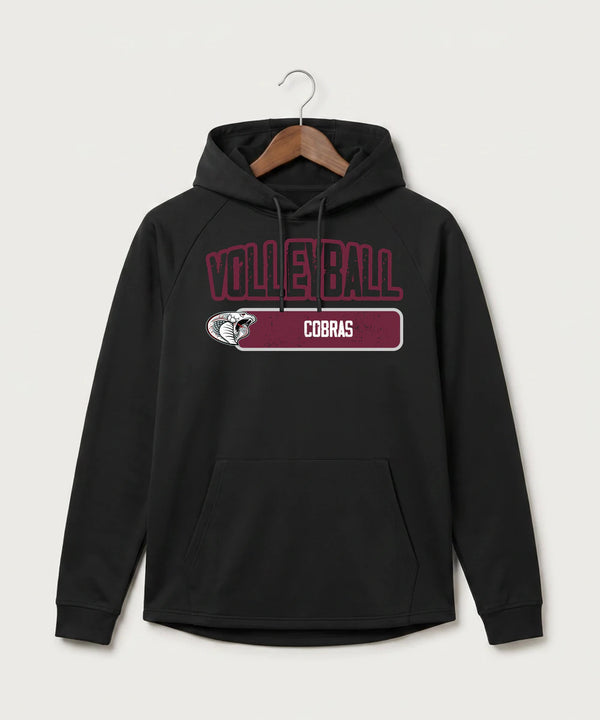 Triton High School Volleyball (Girls) - Black Hoodie - Full Front