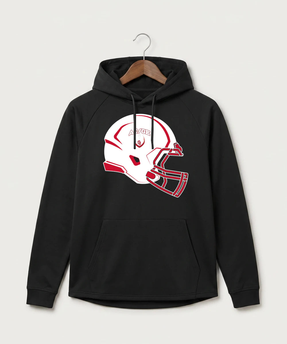 Alden-Conger-Glenville Emmons High School Football (Boys) - Black Hoodie - Full Front