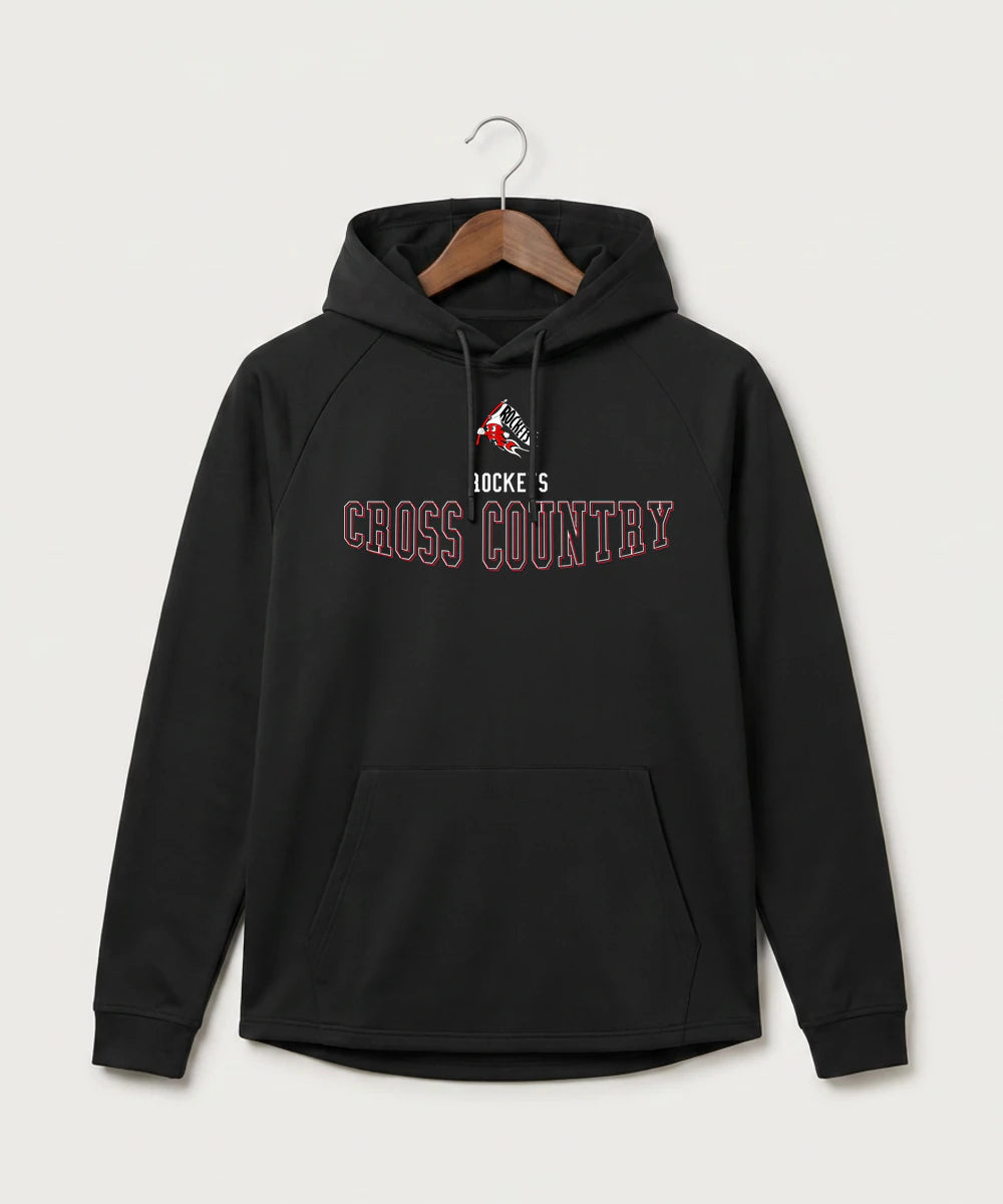 John Marshall High School Cross Country (Coed) - Black Hoodie - Full Front