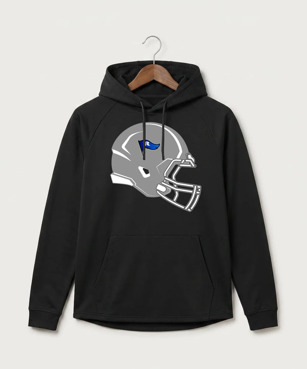 Red Lake County Central Football (Boys) - Black Hoodie - Full Front