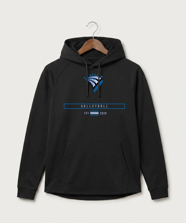 Eastview High School Volleyball (Girls) - Black Hoodie - Full Front