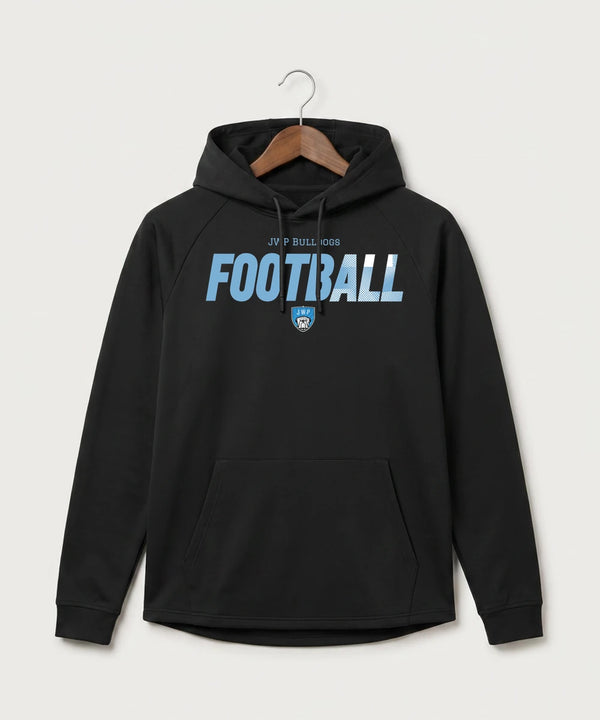 Janesville Waldorf Pemberton Football (Boys) - Black Hoodie - Full Front