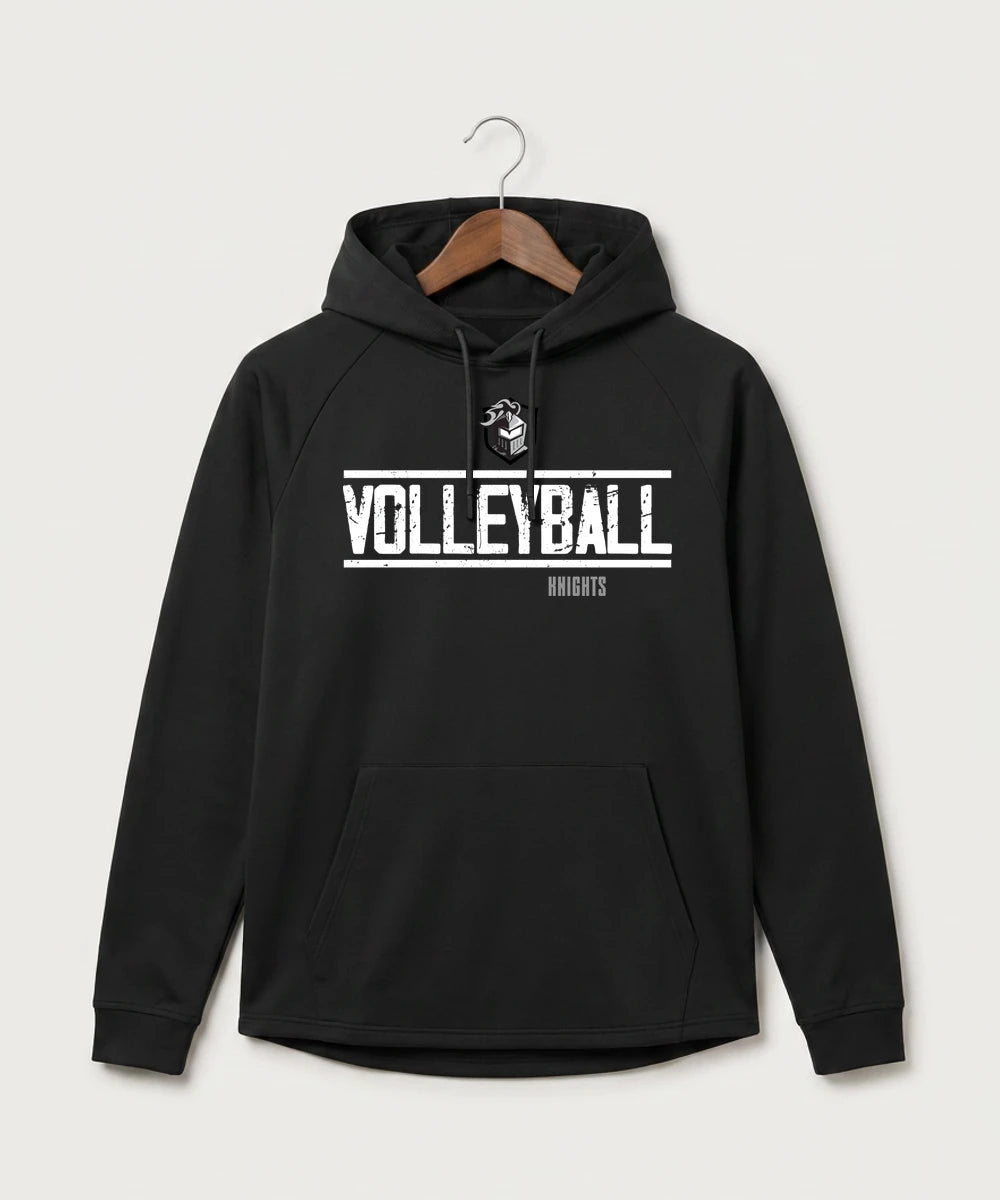 Kingsland High School Volleyball (Girls) - Black Hoodie - Full Front