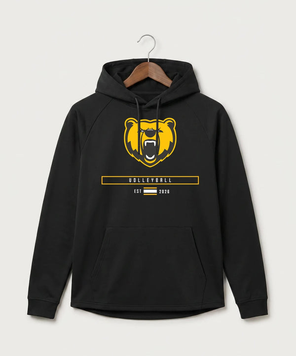 Byron High School Volleyball (Girls) - Black Hoodie - Full Front