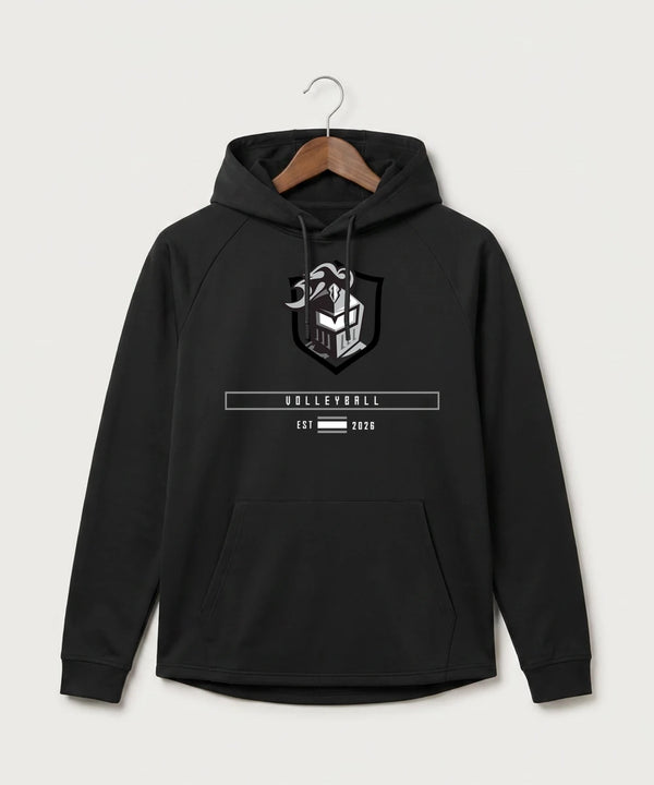 Kingsland High School Volleyball (Girls) - Black Hoodie - Full Front
