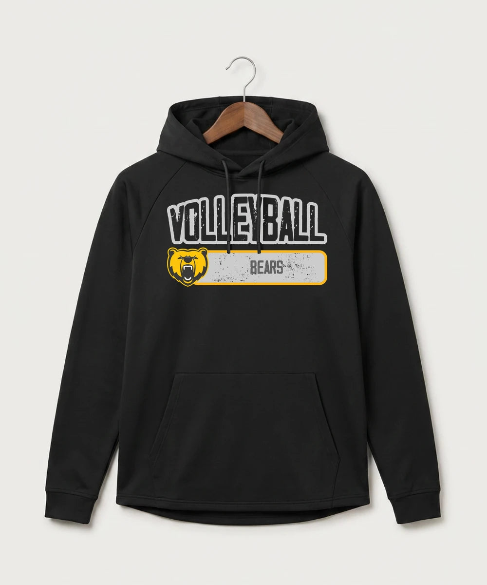 Byron High School Volleyball (Girls) - Black Hoodie - Full Front